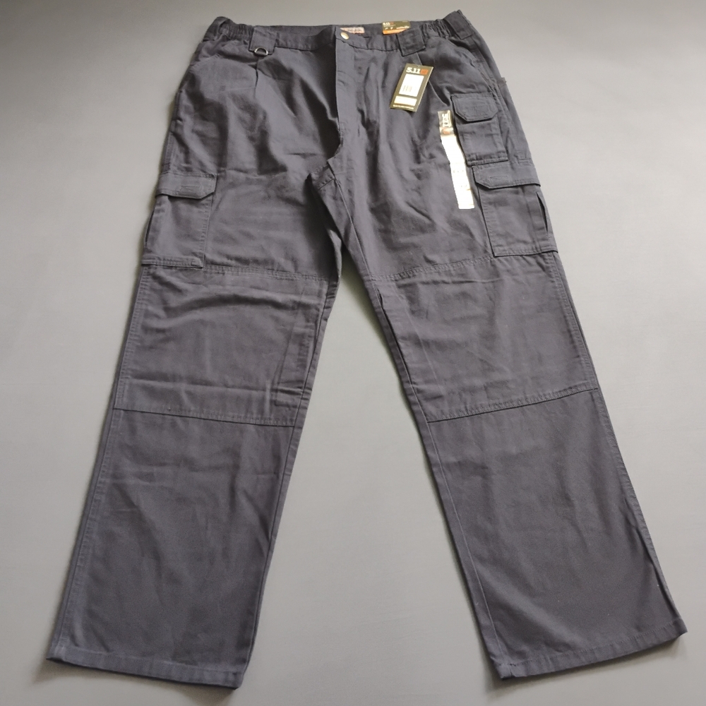 5.11 Tactical Pants Men's 42x34 Regular Fit Navy Blue Ripstop Cargo Work NEW